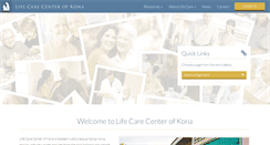 Desktop Screenshot of lifecarecenterofkona.com